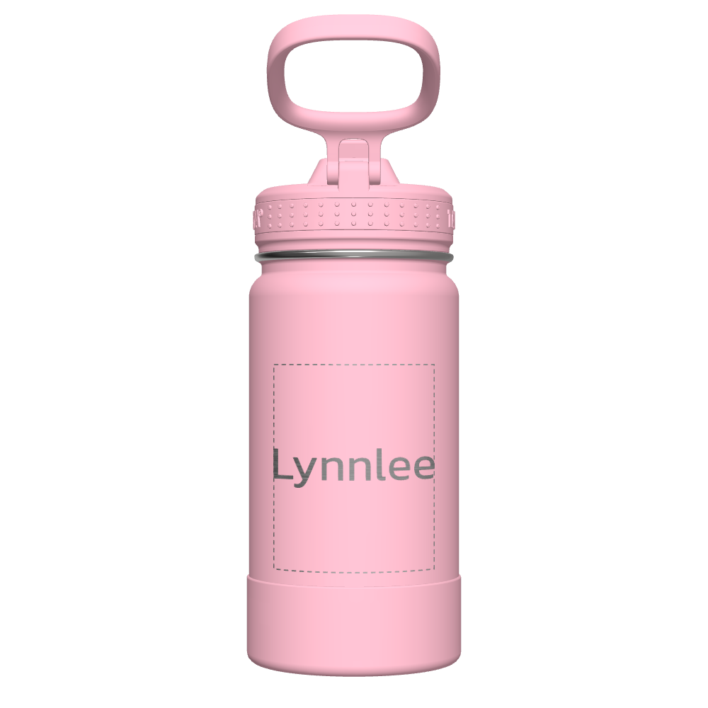 Customized Active Kids Water Bottle with Straw Lid - Leak Proof & BPA Free - Perfect for School, Sports & Outdoor Adventures