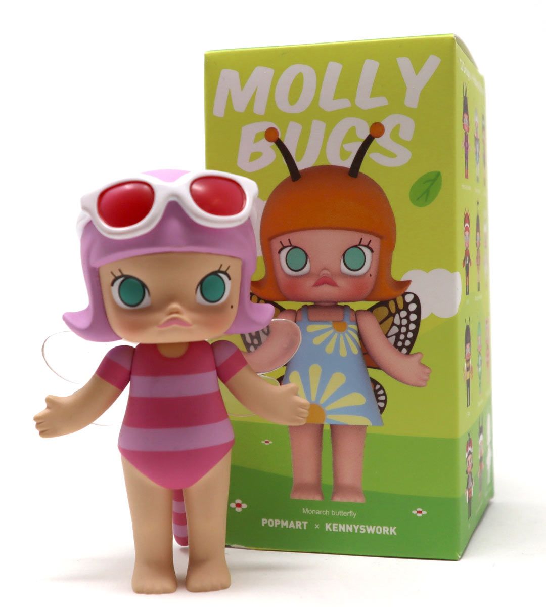 Molly Bugs Series Kenny Wong - Cute Collectible Art Toy for Home Decor & Gift Giving - Perfect for Display, Office Desk, and Kawaii Lovers