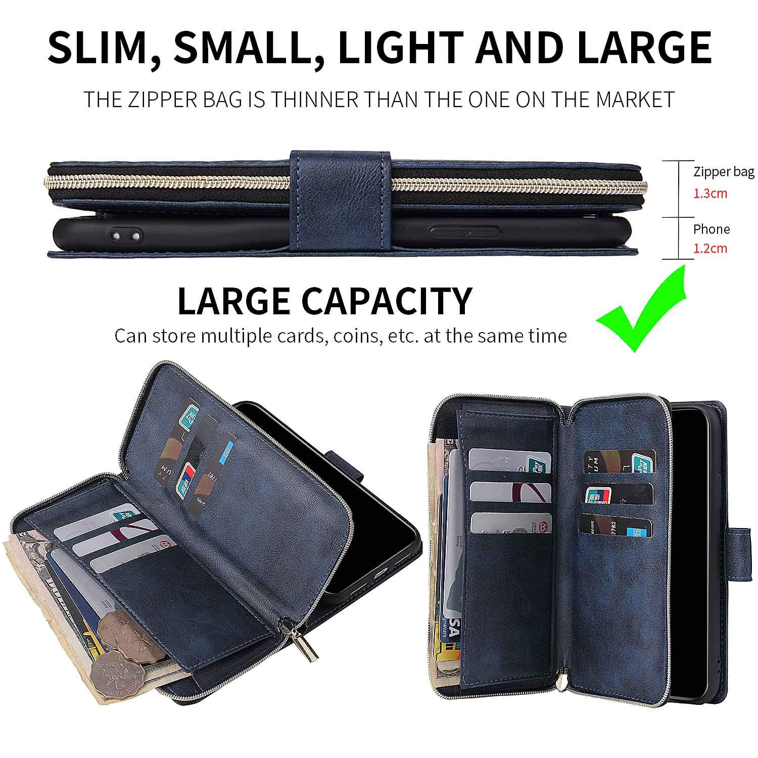Premium 9-Card Leather Wallet Case for Samsung Galaxy A51 Series – Slim RFID Blocking Phone Cover with Kickstand (Perfect for Travel, Work & Everyday Use)