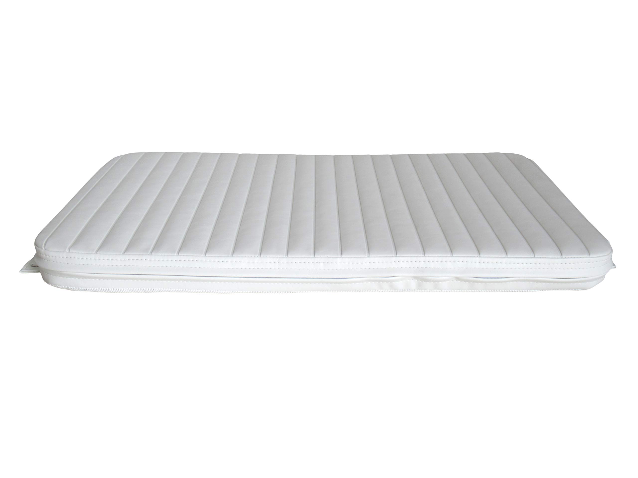 Premium Cooler Seat Cushion for Yeti 24 Roadie Cooler - White | Made in USA | Comfortable Outdoor Seating for Camping, Fishing & Tailgating