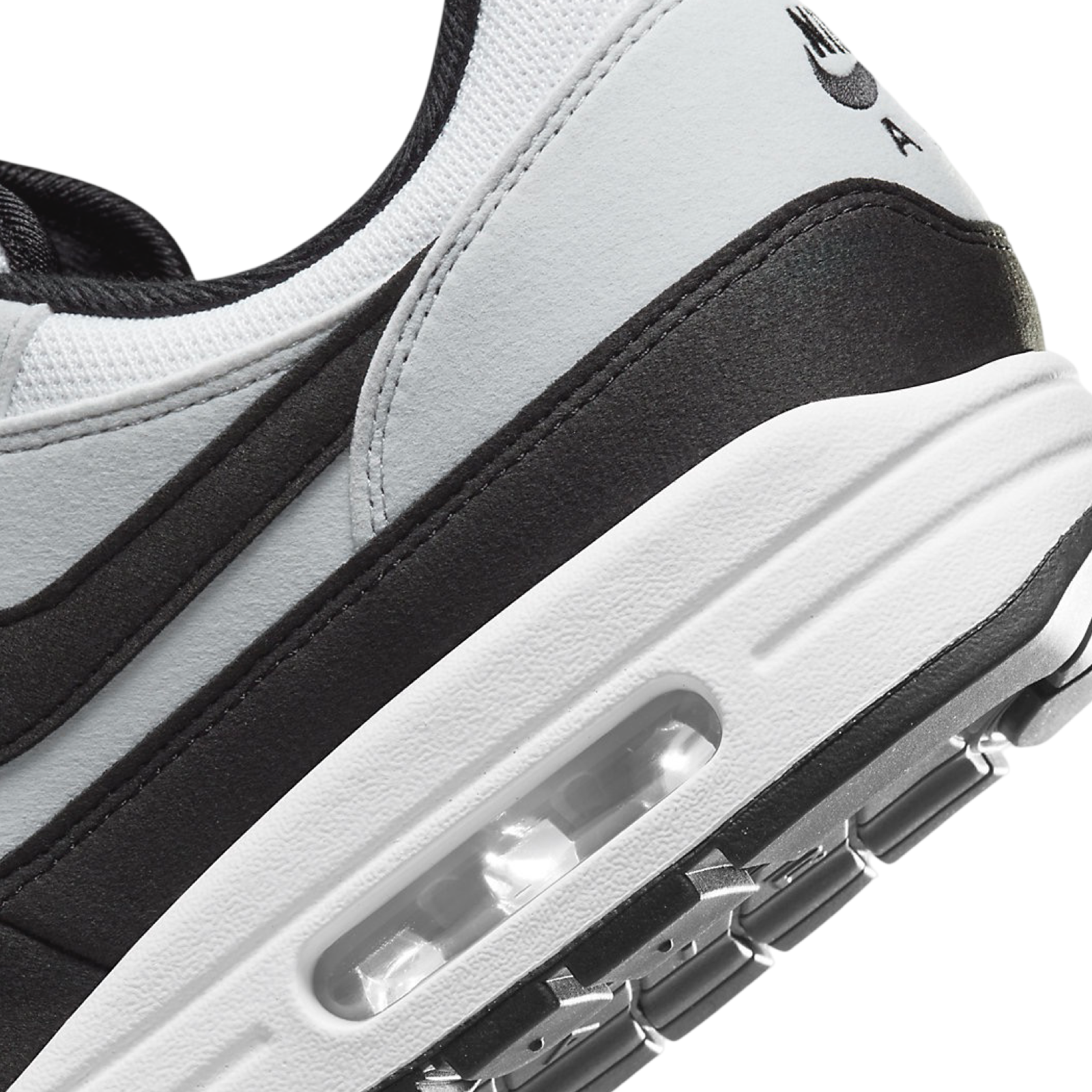 Nike Air Max 1 Men's Running Shoes - White/Black - Lightweight Cushioned Sneakers for Jogging, Gym & Casual Wear
