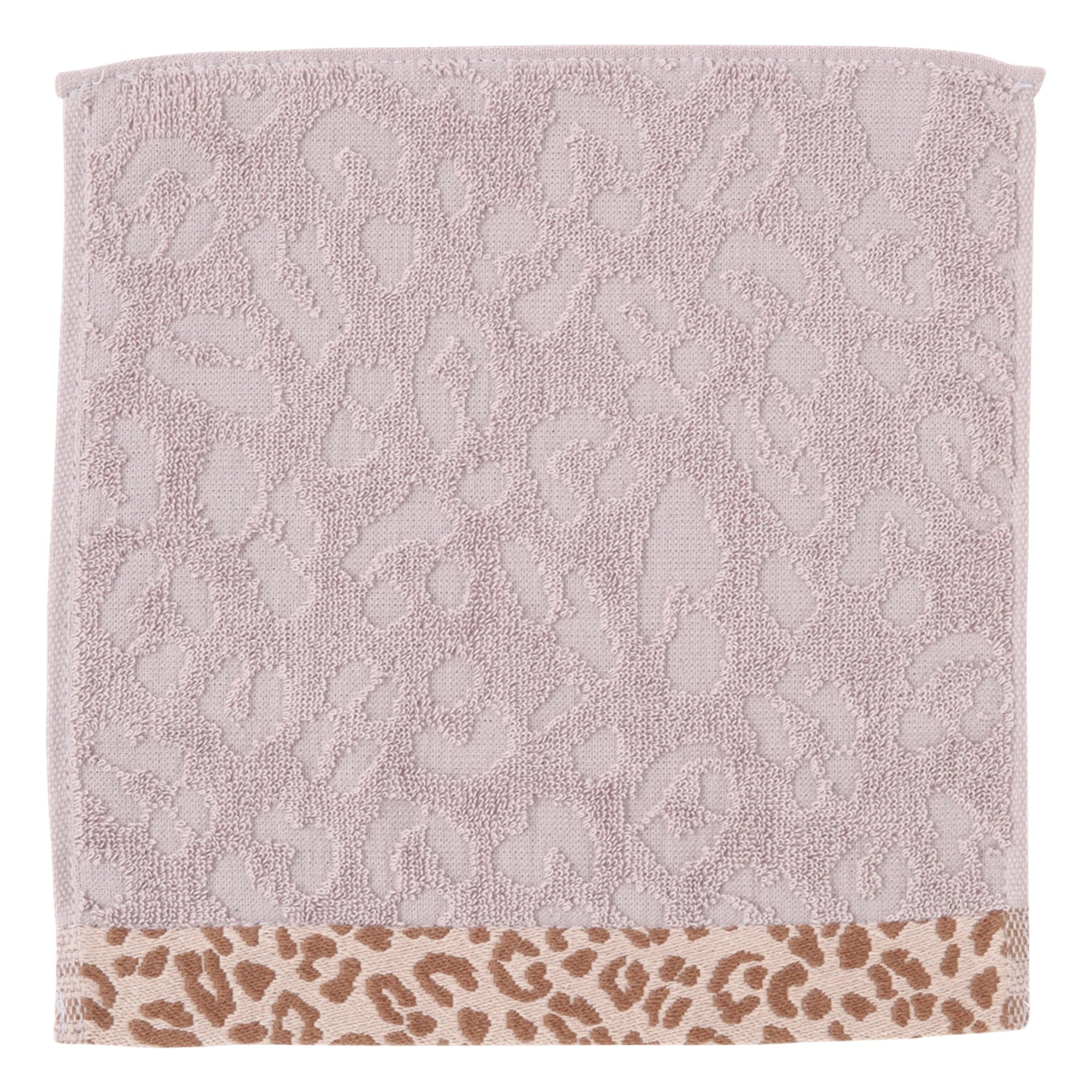 Antibacterial Deodorant Handkerchief - Leopard Print Pink - Soft & Absorbent for Travel, Gym & Everyday Use
