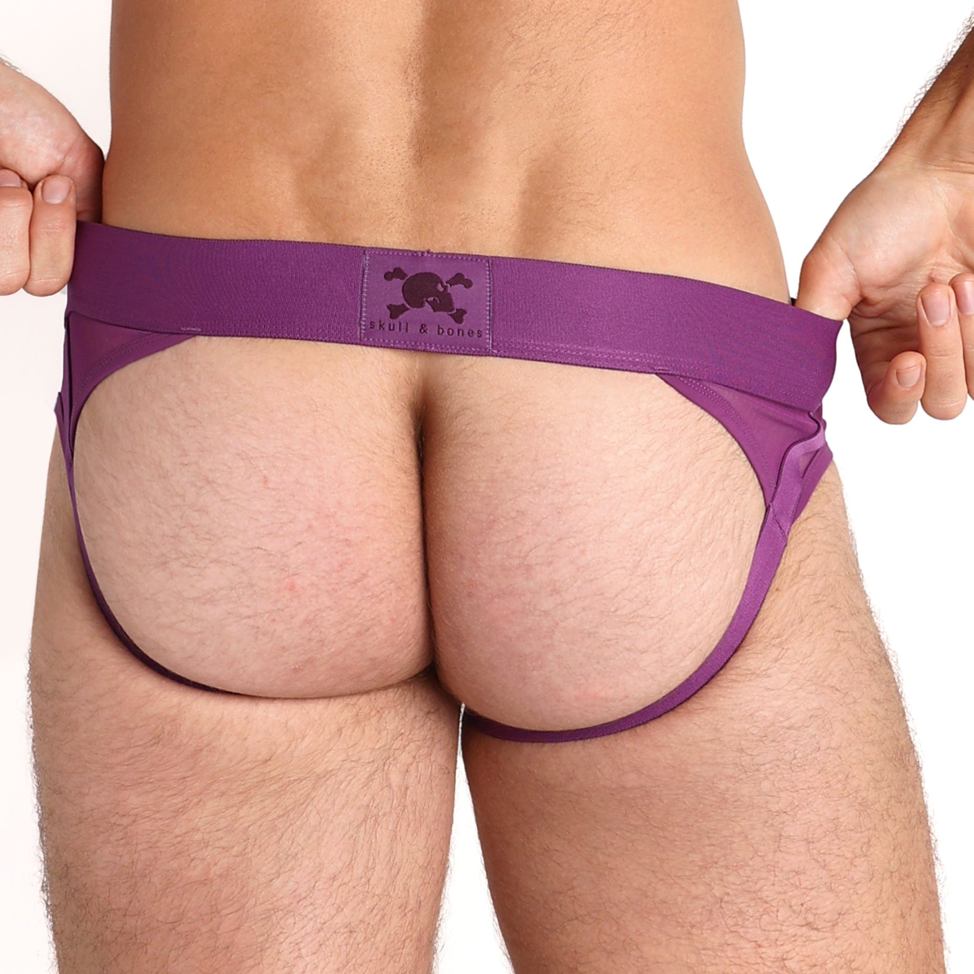 Enhance Mesh Y Jock Purple - Breathable Supportive Underwear for Men, Gym & Sports Activities | Comfortable & Durable Workout Jockstrap
