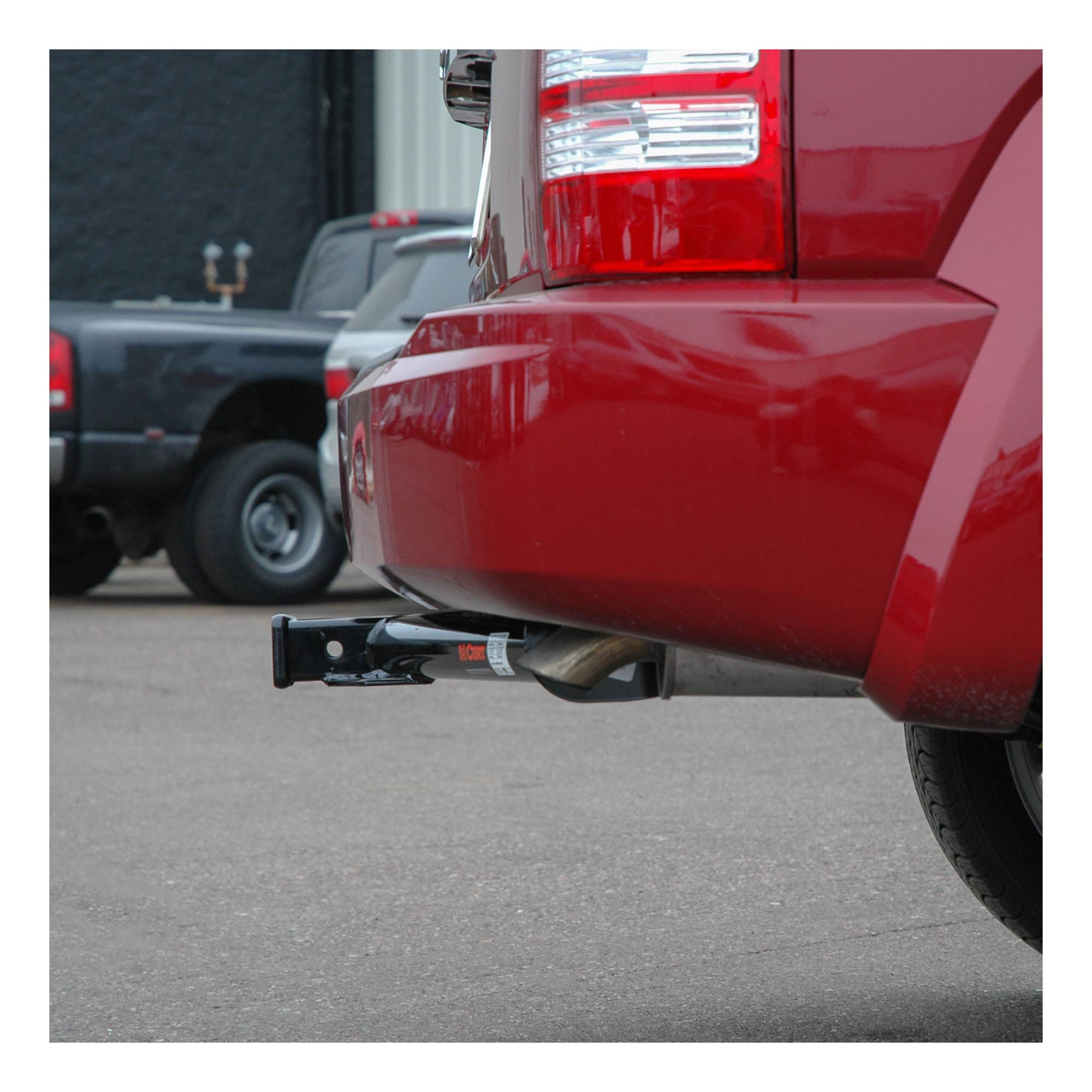 CURT 122453 Class 2 Trailer Hitch with Ball Mount - 1-1/4 Inch Receiver for Jeep Liberty - Heavy Duty Towing Accessory for Camping, Boating & Utility Trailers