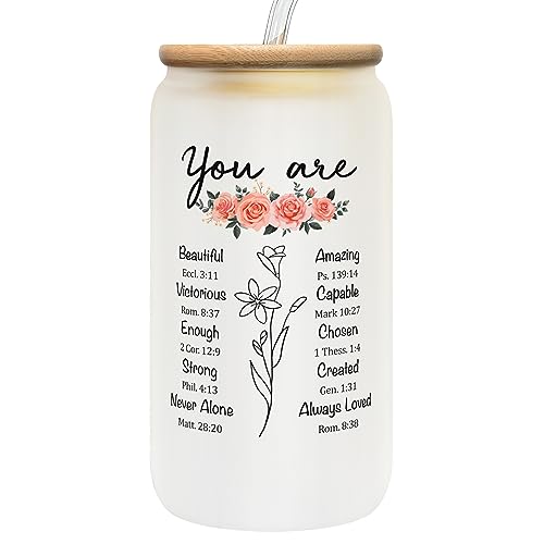 16oz Frosted Can Glass