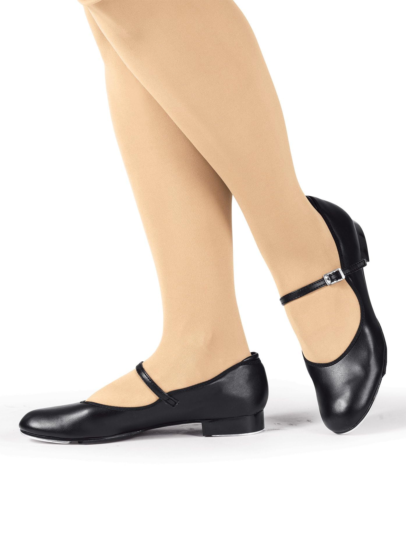 Women's Theatrical Tap Shoes with Slide Buckle - Perfect for Dance Performances, Practice & Stage Shows