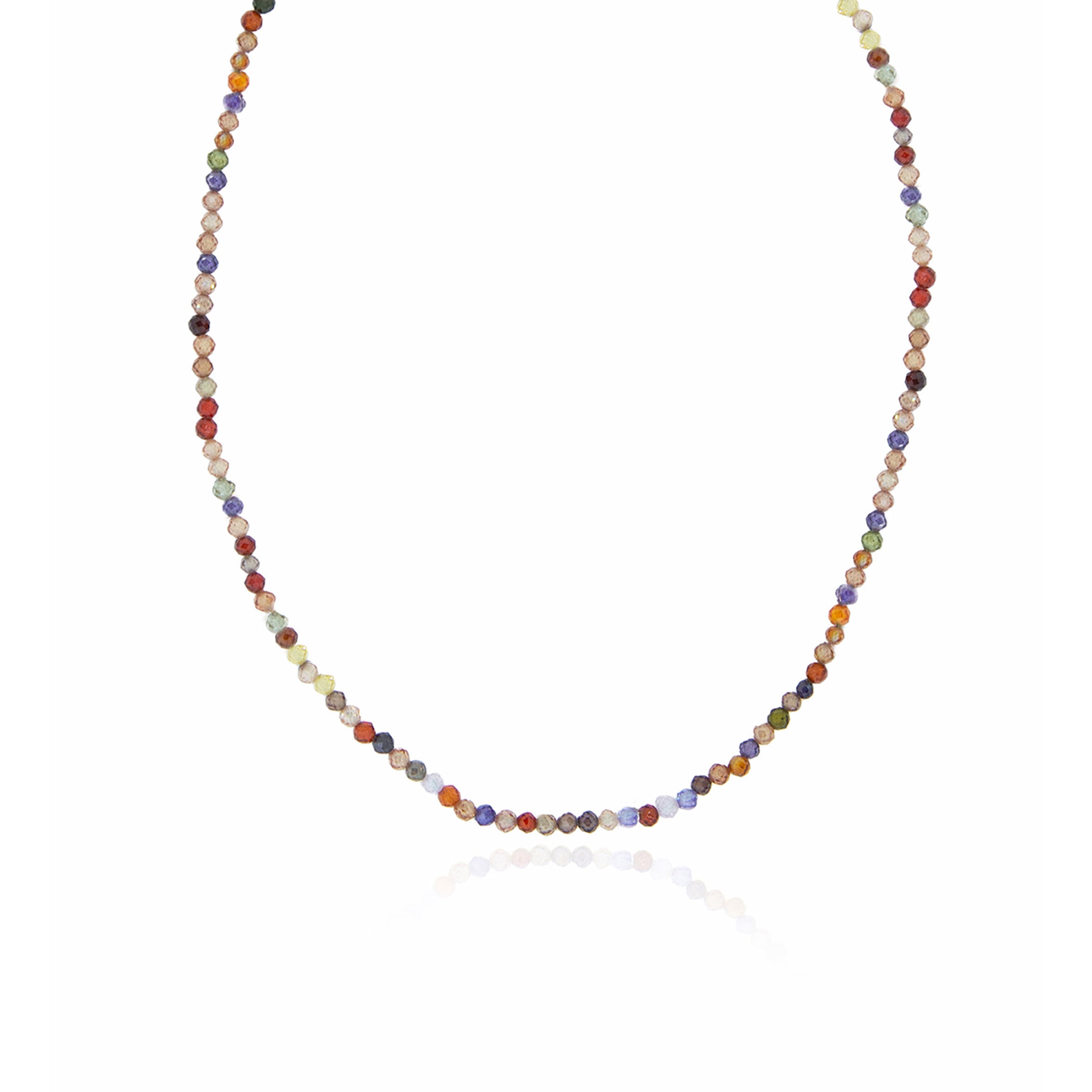 Vibrant Rainbow Necklace for Women - Colorful Beaded Pendant Jewelry for Everyday Wear & Gift Giving | Perfect for Parties, Festivals & Boho Style Outfits