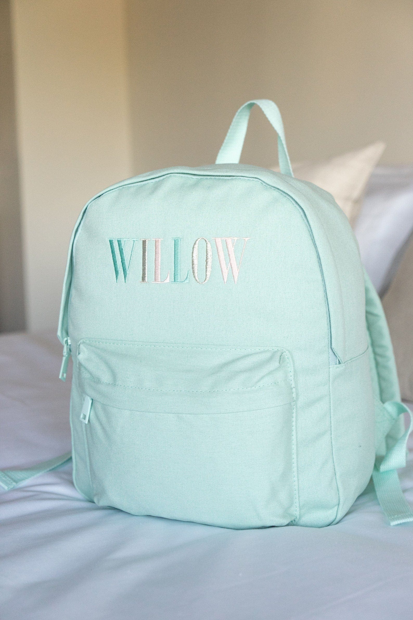 Personalized Kids Backpack for School - Custom Name Bambino Backpack for Boys & Girls - Durable Lightweight Bookbag for Travel, Daycare & Outdoor Adventures