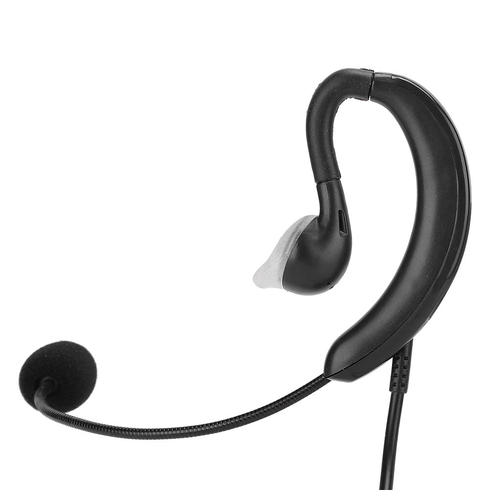 ASHATA USB Computer Headset with Ear Hook - Noise Cancelling Microphone for Skype, Zoom, Calls - One-Key Mute & Volume Control - Perfect for Remote Work, Online Classes & Gaming