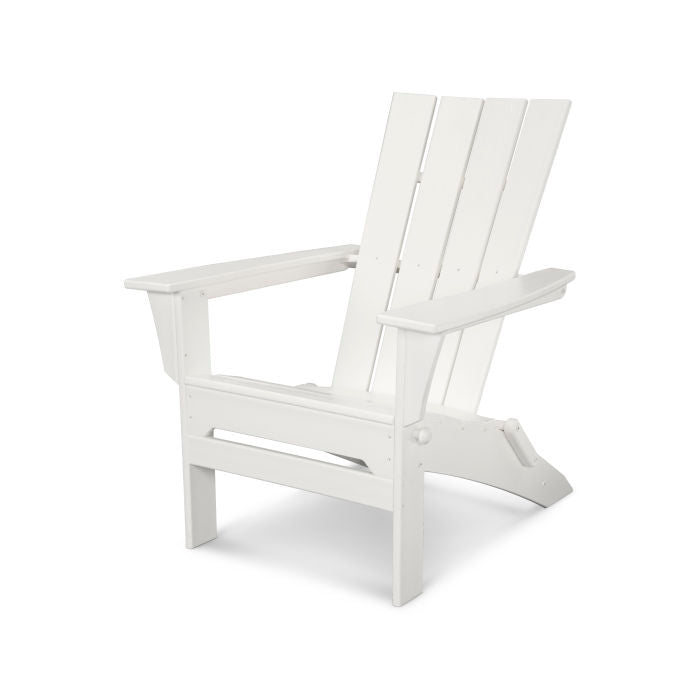 POLYWOOD Quattro Folding Adirondack Chair - Outdoor Patio Furniture, Weather-Resistant & Durable - Perfect for Backyard, Poolside, and Garden Relaxation