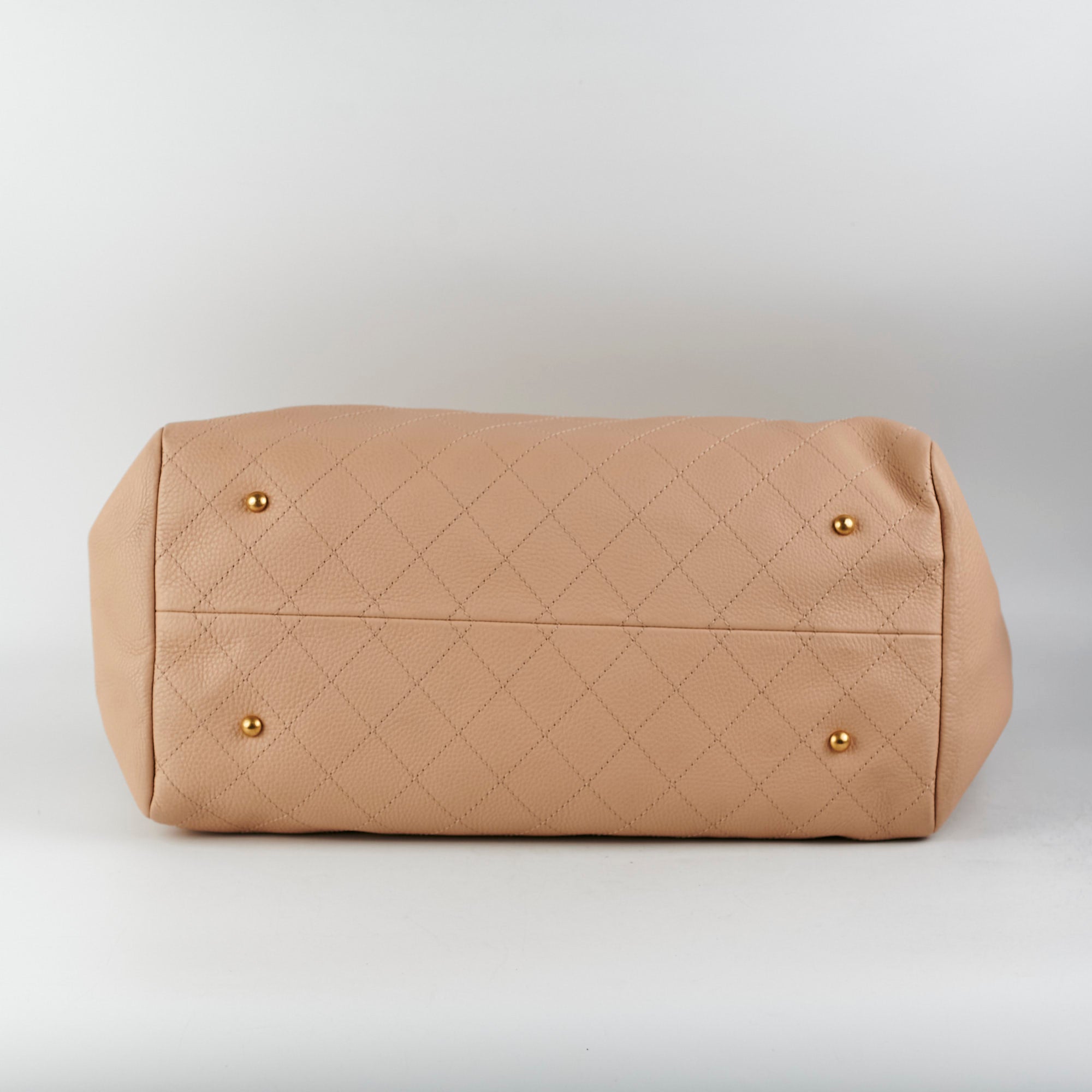 Chanel Beige Leather Tote Bag for Women - Luxury Designer Handbag for Work, Travel & Everyday Use