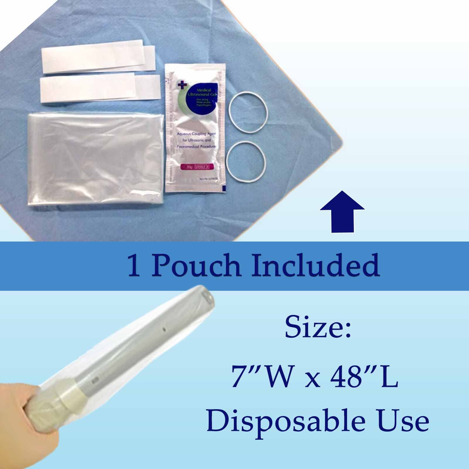 Sterile Latex-Free Disposable Ultrasound Probe Covers - 7