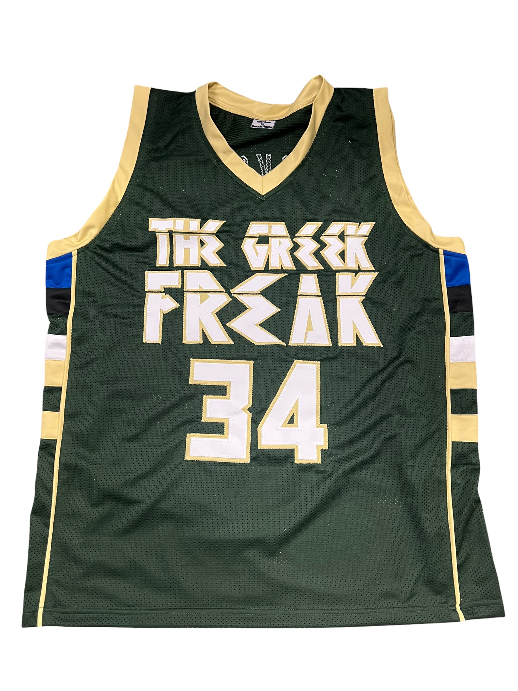 Giannis Antetokounmpo Milwaukee Bucks Signed Autograph Jersey - Green Greek Freak Edition - Beckett Certified - Perfect for NBA Collectors, Sports Memorabilia Fans & Gift for Basketball Enthusiasts