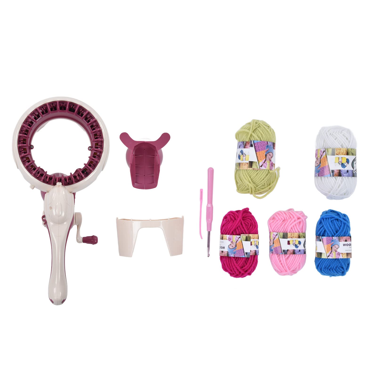 DIY Knitting Machine for Kids - Round Loom Knitting Tool for Scarf, Bag, Sweater & Hat Making - Perfect for Handcrafts, Gifts & Creative Projects