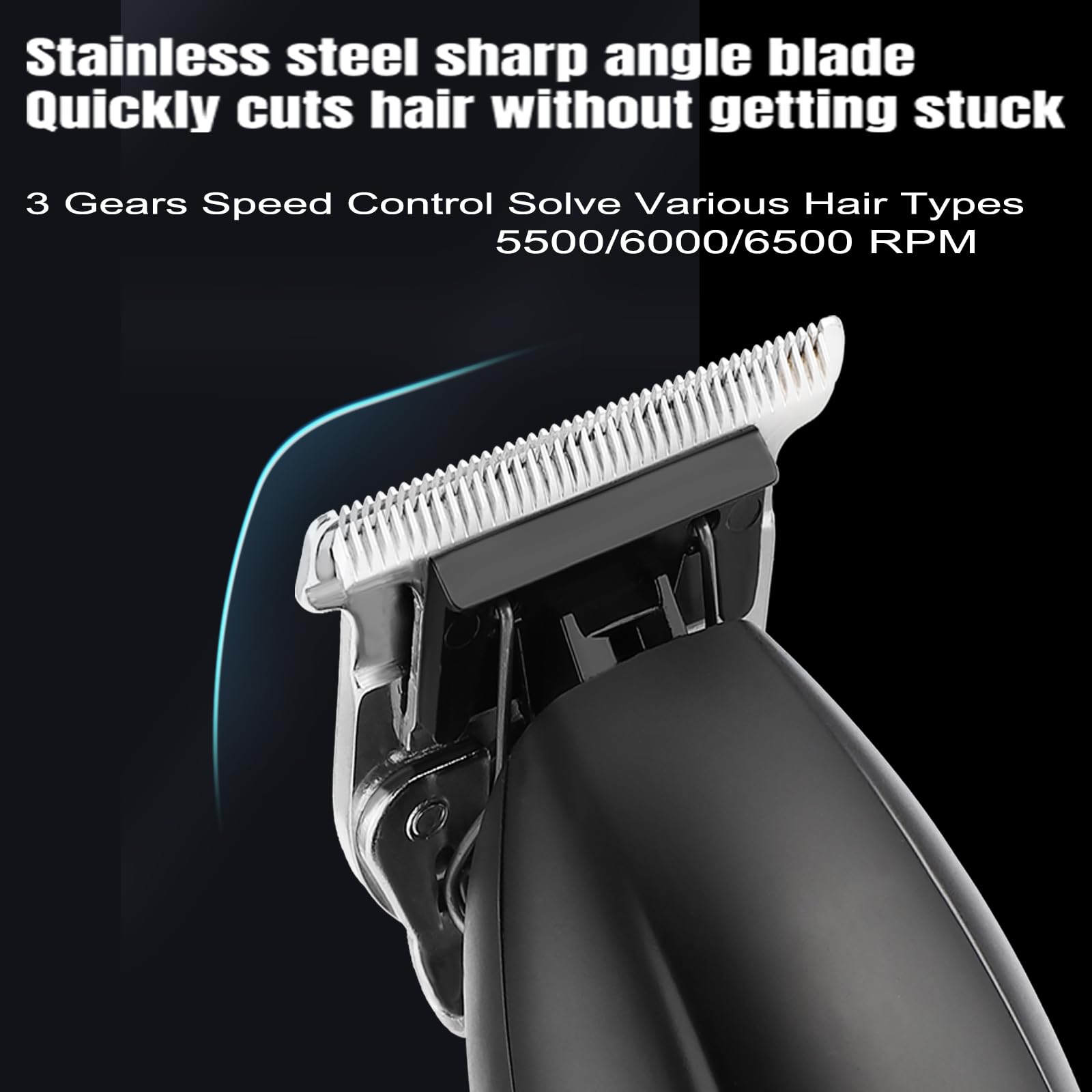 Professional Hair Clippers for Men - Cordless Barber Clippers & Trimmer Set with LCD Display, Electric Razor & Foil Shavers for Precision Hair Cutting | Includes Travel Case - Perfect for Home Grooming, Salon Use & Men's Gift Ideas
