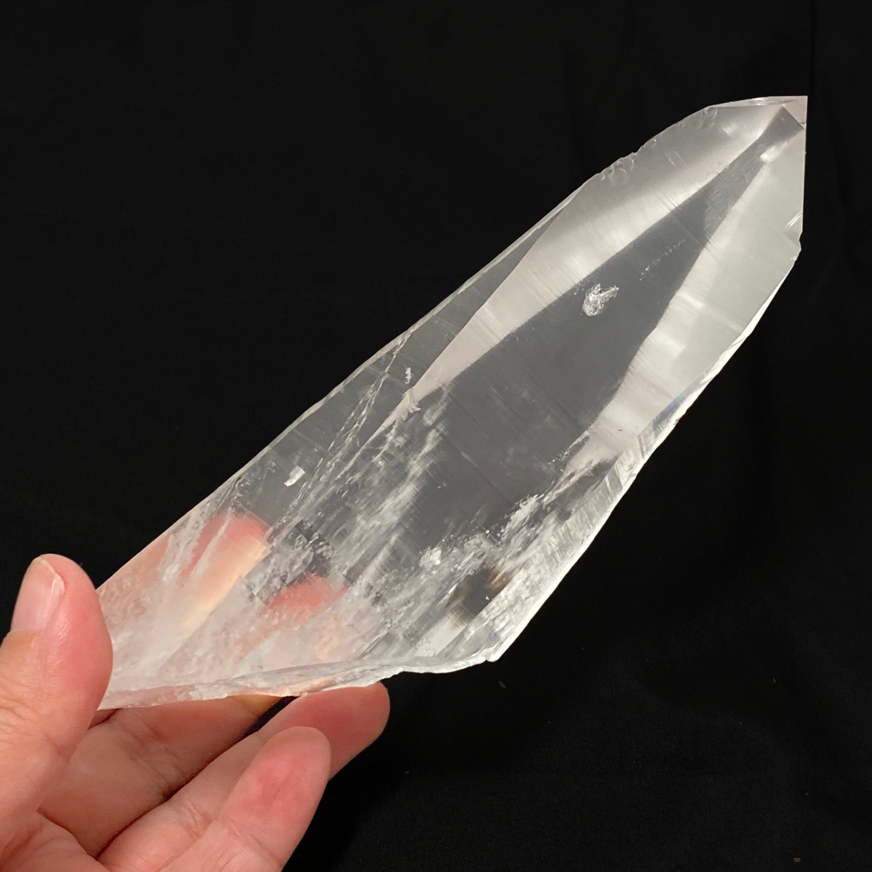 Lemurian Seed Crystal 205x55mm 581g Natural Healing Stone for Meditation, Energy Work & Spiritual Growth - Perfect for Reiki, Chakra Balancing & Home Decor