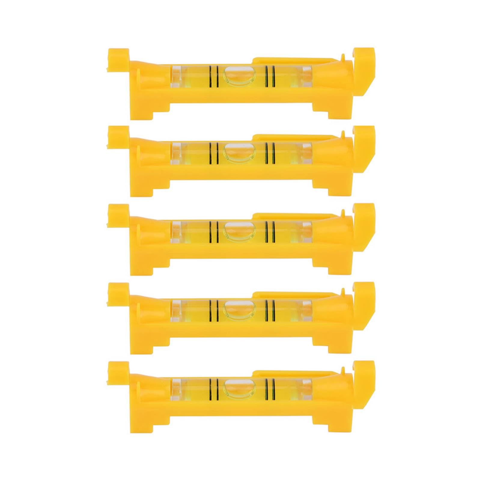 5pcs Rope Bubble Hanging Line with Leveler - Builders Line String & Pins for Bricklaying, Masonry, Construction - Perfect for DIY Projects, Wall Alignment, Tile Installation