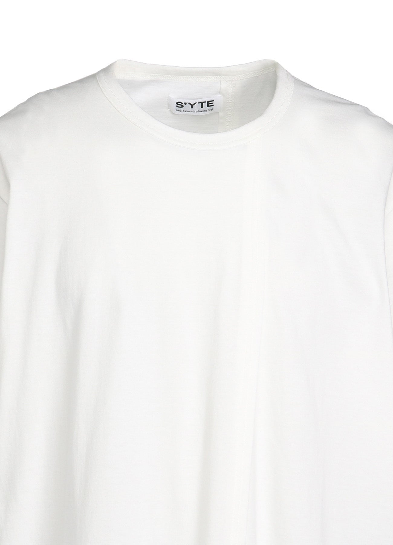 Premium Cotton Jersey Vertically Grafted T-Shirt with Side Hem Slits - Soft Breathable Tee for Casual Wear & Street Style Outfits