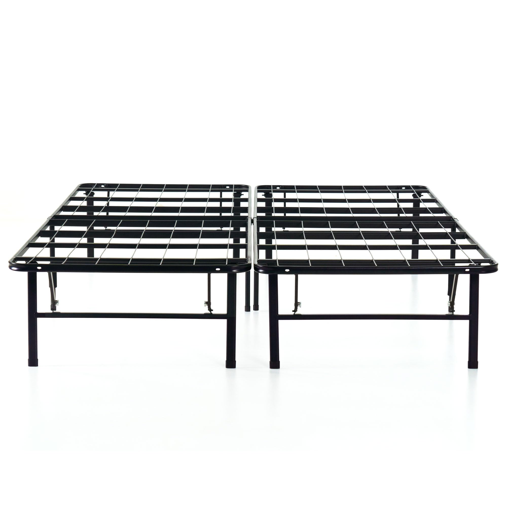 Best Price 14 Inch Full Size Metal Bed Frame with Innovative Box Spring - Durable Support for Bedrooms, Guest Rooms & Dormitories