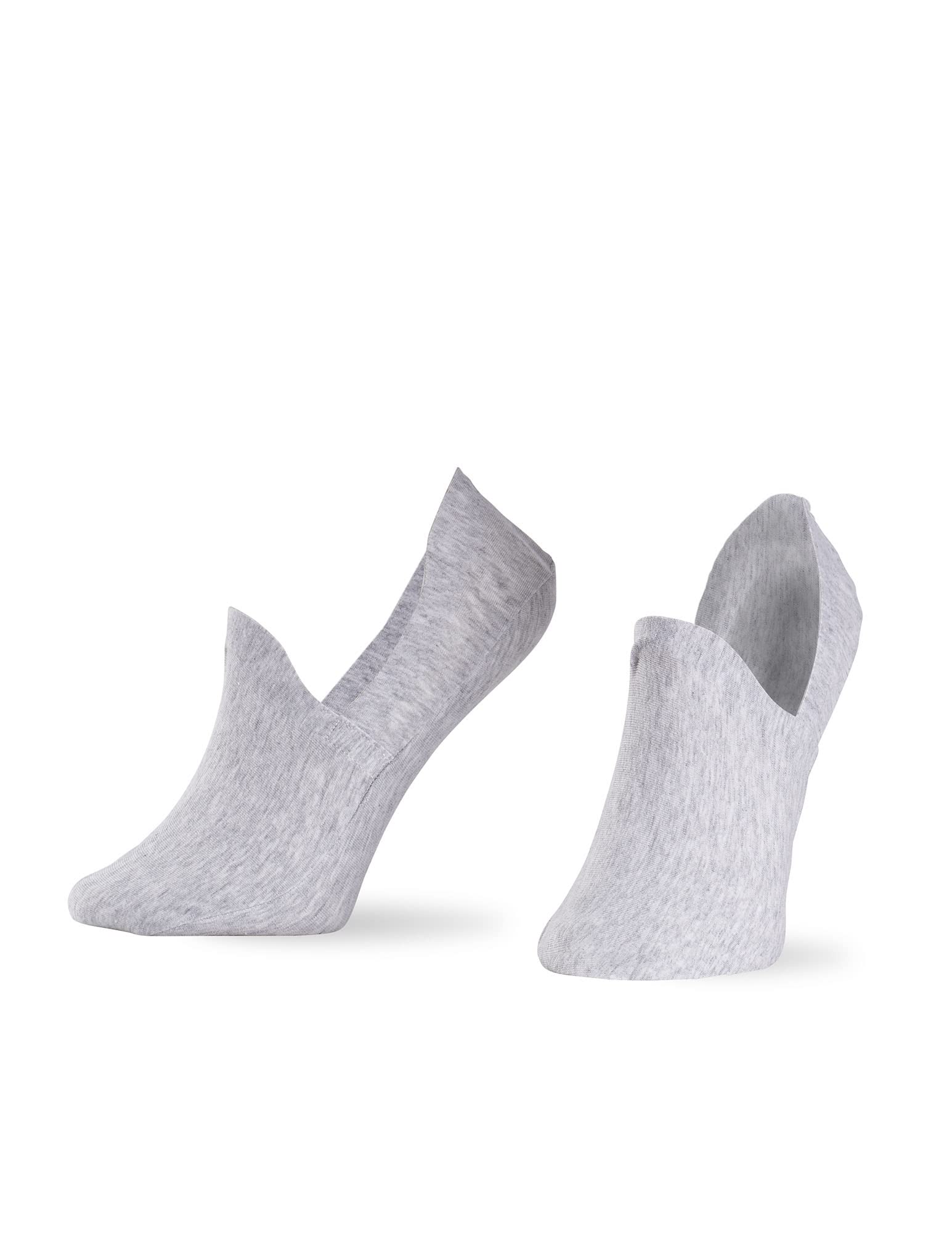 HUE Women's Perfect Edge Cotton Loafer Liner Socks - Soft Comfort No Show Socks for Shoes, Work & Casual Wear