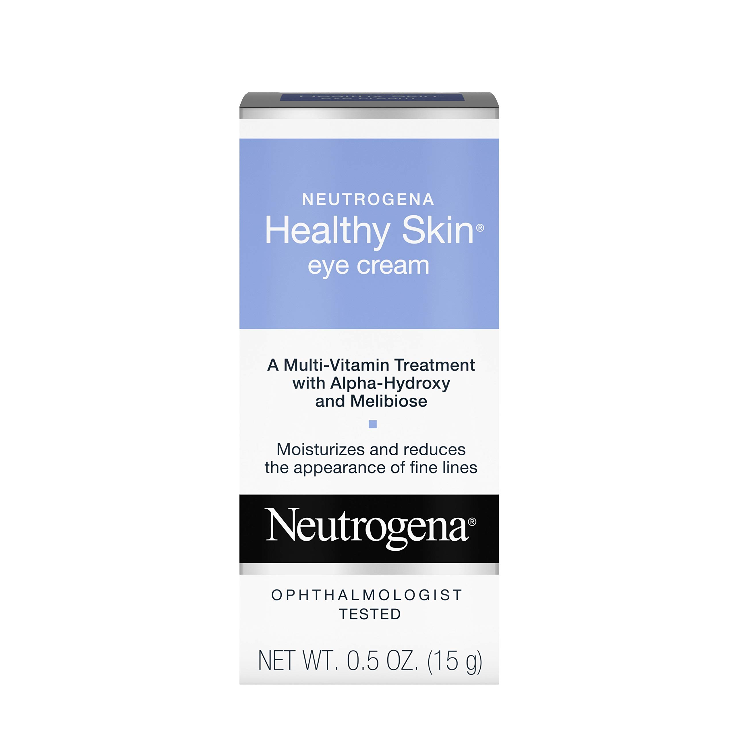 Neutrogena Healthy Skin Anti-Aging Eye Cream 14ml - Reduces Dark Circles & Puffiness for Brighter Eyes | Day & Night Moisturizer