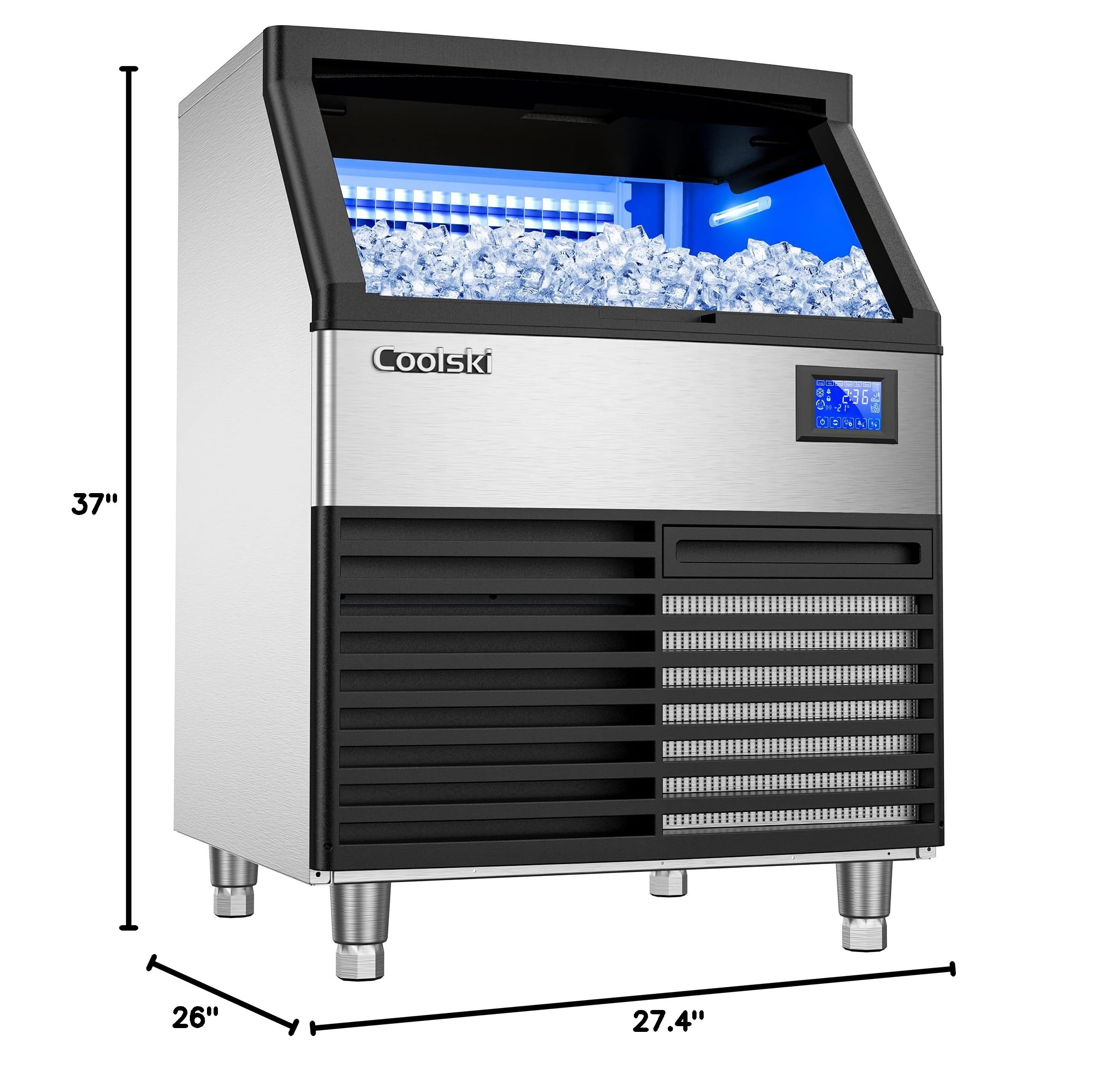 Commercial Ice Maker Machine 320LBS/24H - 26