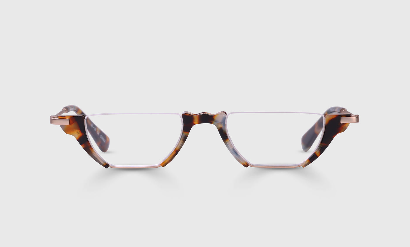 Merger Color 19 Gold and Tortoise Shell Acetate Eyeglass Frames - Lightweight & Stylish for Women & Men | Perfect for Reading, Work, and Fashion Accessories