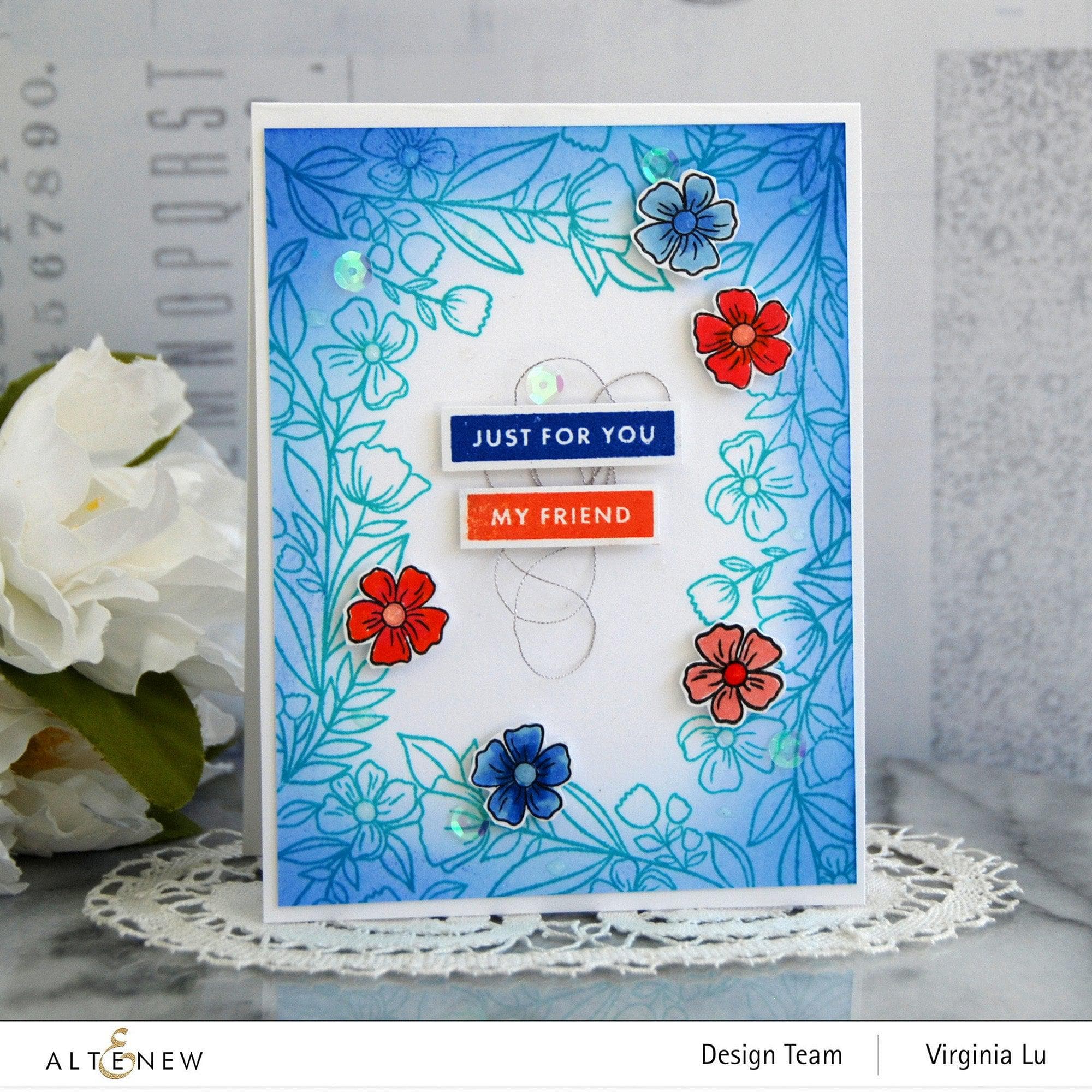 Bold Sentiments Stamp Set for Card Making, Scrapbooking & DIY Crafts - Express Your Emotions with Unique Handmade Designs
