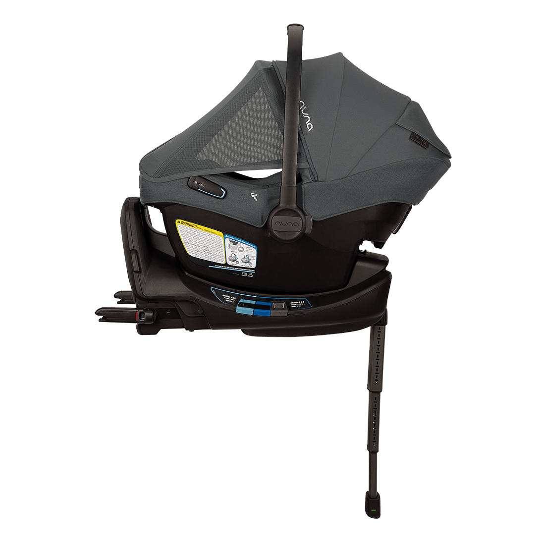 Nuna PIPA Aire RX Infant Car Seat with PIPA RELX Base - Lightweight, Safe & Comfortable Baby Car Seat for Newborns to 35 lbs - Perfect for Travel, Daily Commutes & Family Road Trips