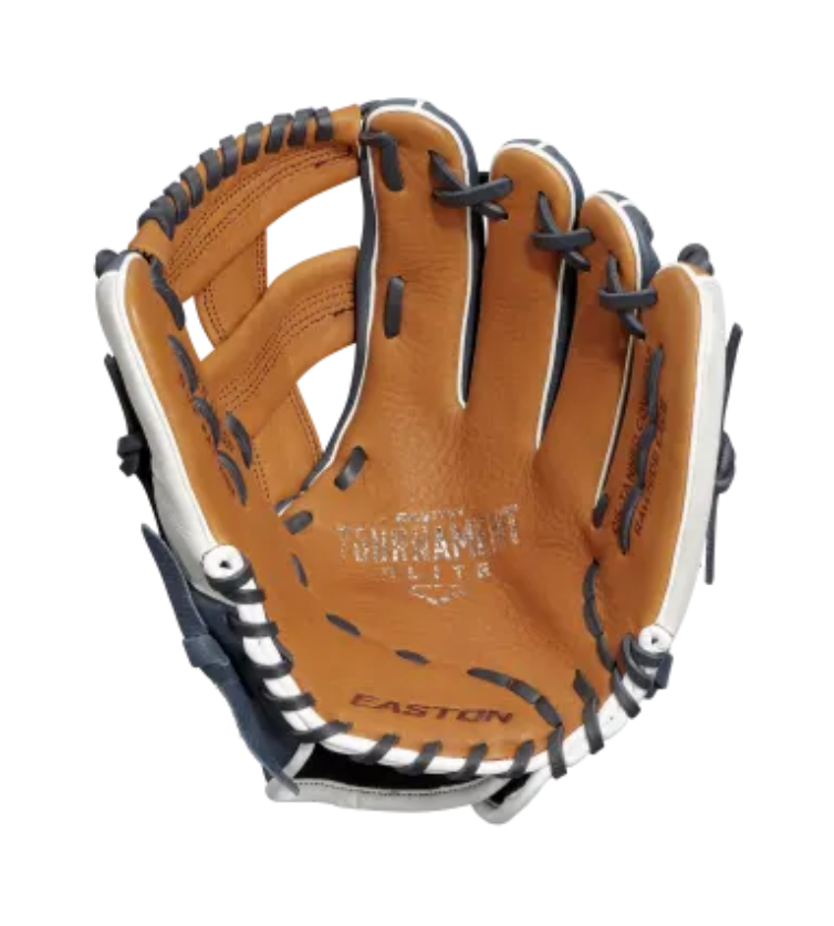 Easton Tournament Elite 11.5 Inch Infield Baseball Glove - Premium Leather for Youth & Adult Players - Perfect for Practice, Games & Training