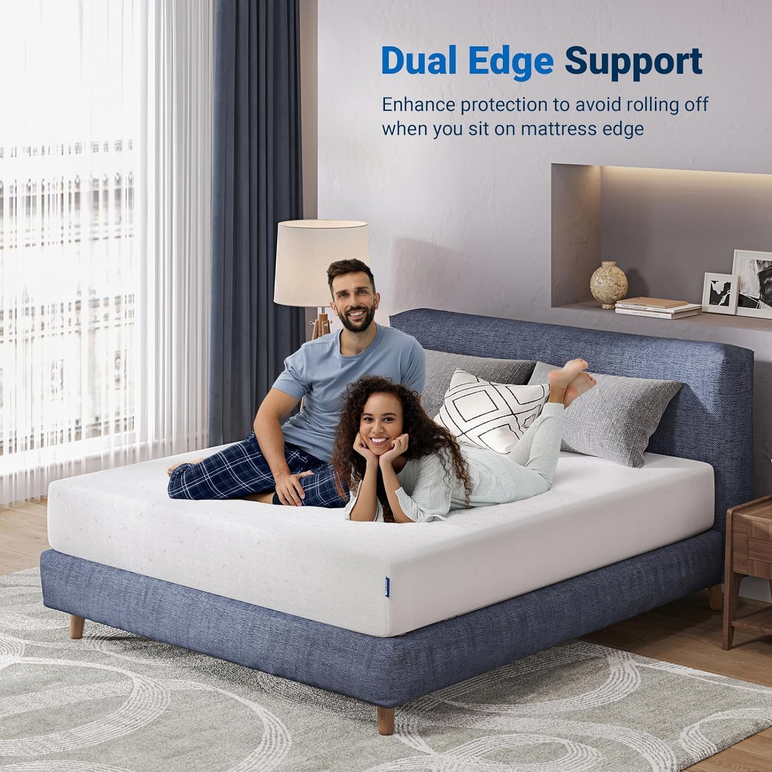 Avenco 12 Inch King Size Memory Foam Mattress in a Box - Medium Firm, CertiPUR-US Certified for Comfort Sleep & Pain Relief - Perfect for Master Bedrooms, Guest Rooms & Home Comfort Upgrade