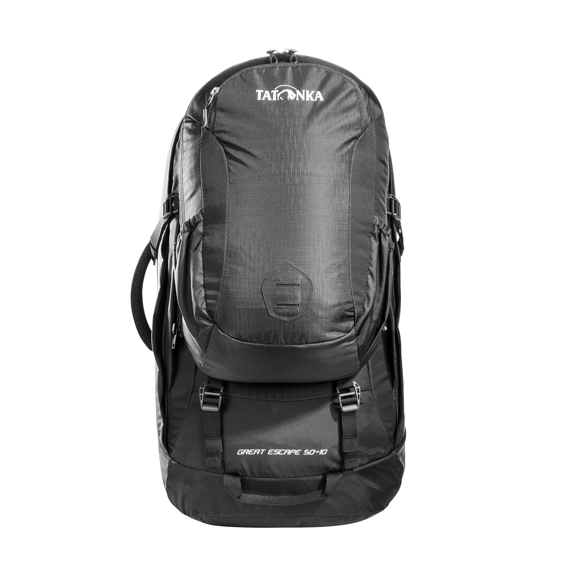 Tatonka Unisex Great Escape 50+10 Travel Backpack - Lightweight Hiking Backpack for Men & Women - Perfect for Camping, Backpacking & Outdoor Adventures