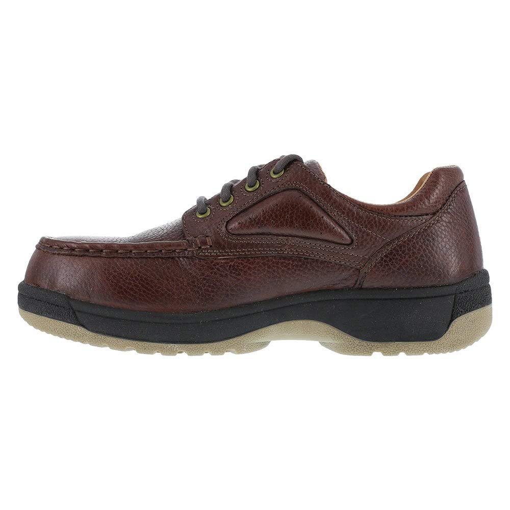 Florsheim Work Compadre Women's Composite Toe Dress Shoes - Dark Brown - Size 11 X-Wide | Slip-Resistant & Comfortable for Office, Business & Professional Work Environments