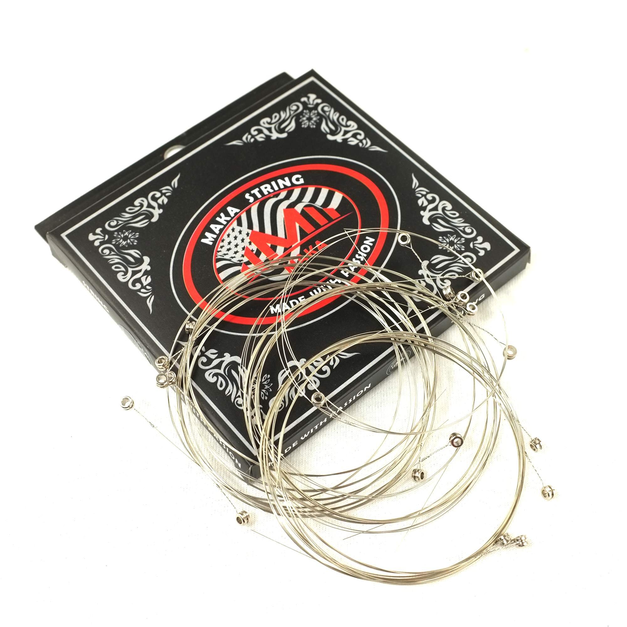 20-Pack Single Electric Guitar Strings Bulk .011 High E (Medium) 11 Gauge - Individually Wrapped for Easy Replacement - Perfect for Rock, Blues & Studio Recording Sessions