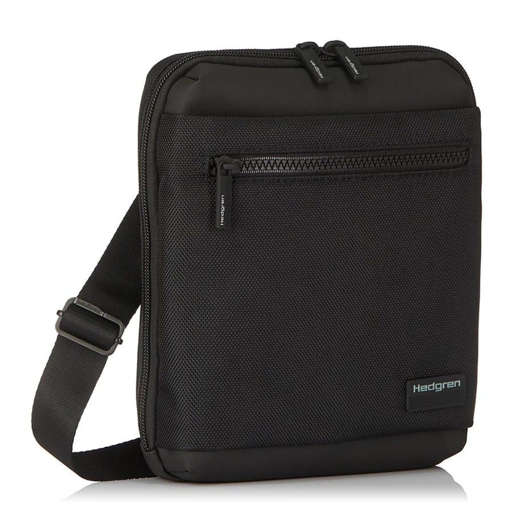 Hedgren Chip Shoulder Bag for Women & Men - Lightweight Travel Crossbody Bag, Water-Resistant Black Shoulder Purse - Perfect for Commuting, Shopping & Daily Essentials