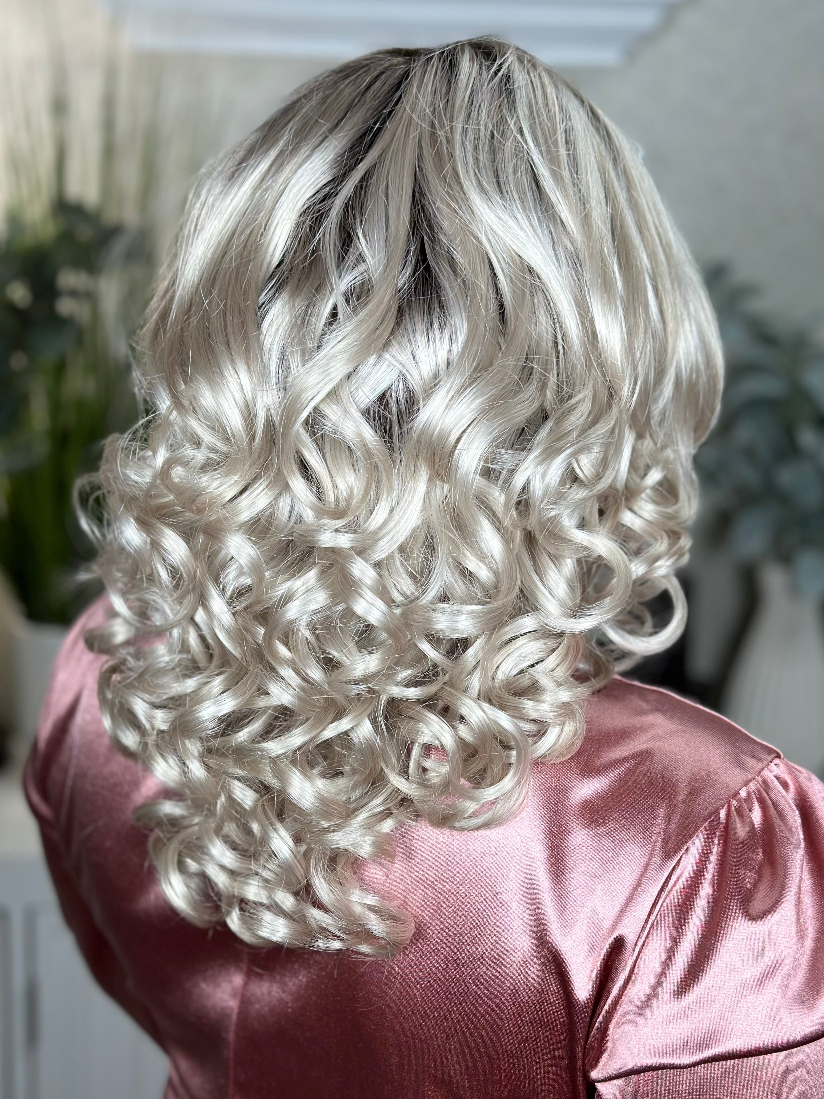 FANCY THAT Pearl Blonde Hair Extension - Natural Looking Clip-in Human Hair Extensions for Volume & Length | Perfect for Parties, Weddings & Daily Styling