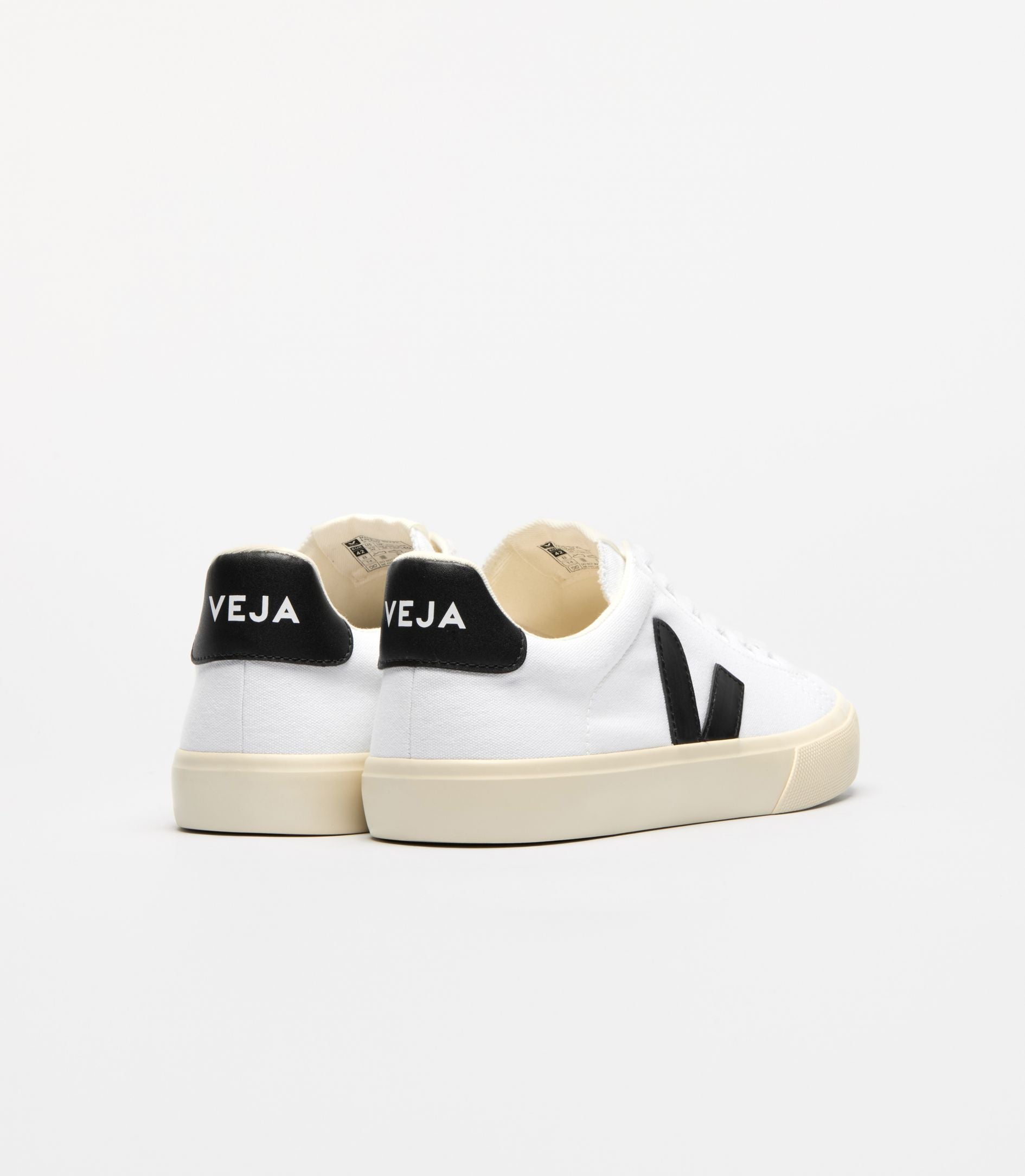 Veja Campo White & Black Canvas Sneakers - Eco-Friendly Vegan Shoes for Men & Women | Perfect for Casual Wear, Work & Sustainable Fashion