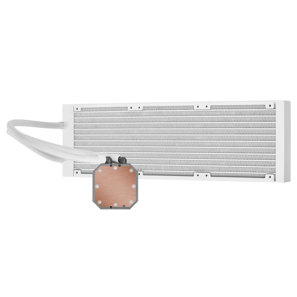 Corsair iCUE H150i ELITE CAPELLIX White 360mm AIO Liquid CPU Cooler - High Performance RGB Cooling for Gaming PCs and Workstations