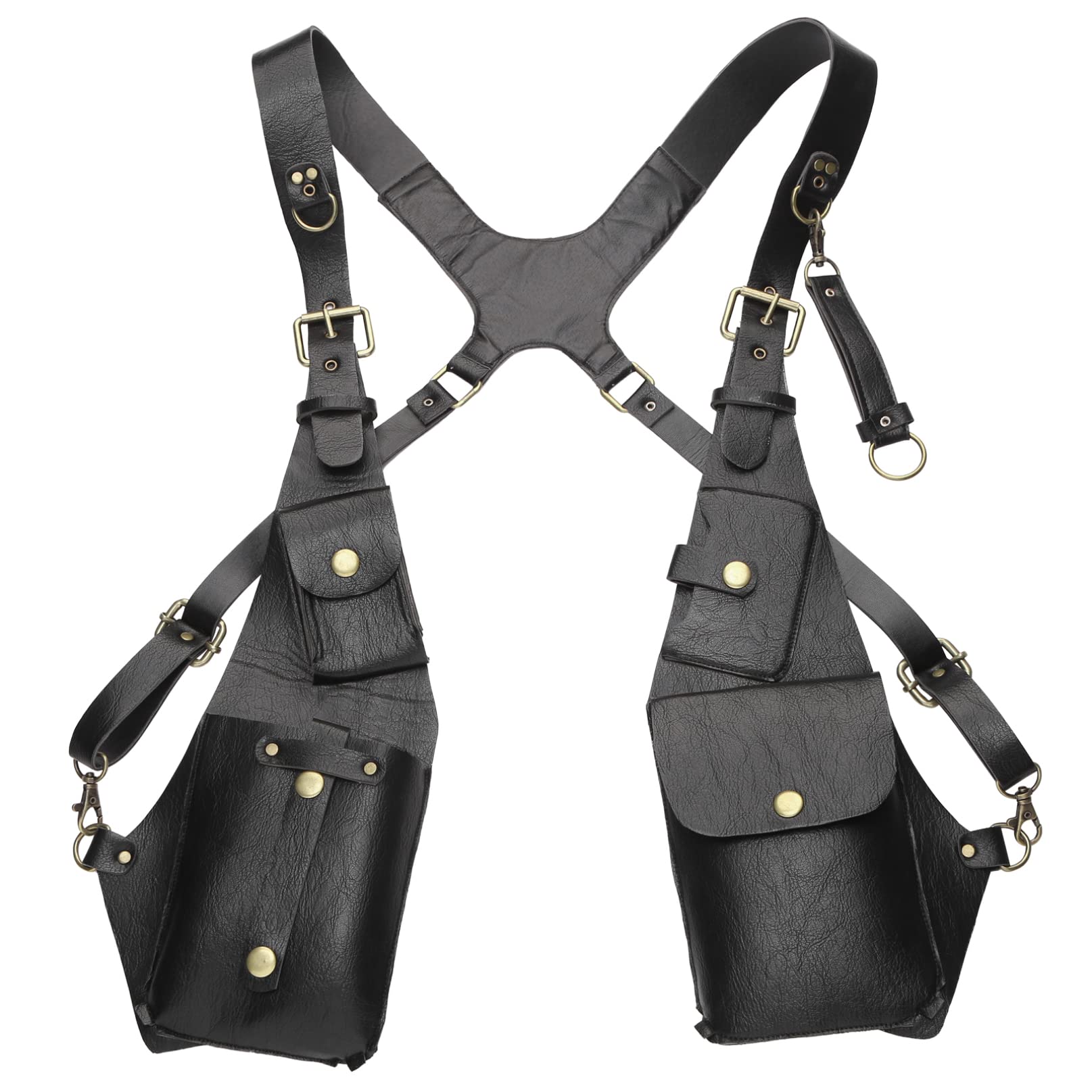 iiniim Men's Anti-Theft Underarm Wallet - Adjustable PU Leather Shoulder Holster Bag for Phone, Cash & Cards - Perfect for Travel, Hiking & Outdoor Activities