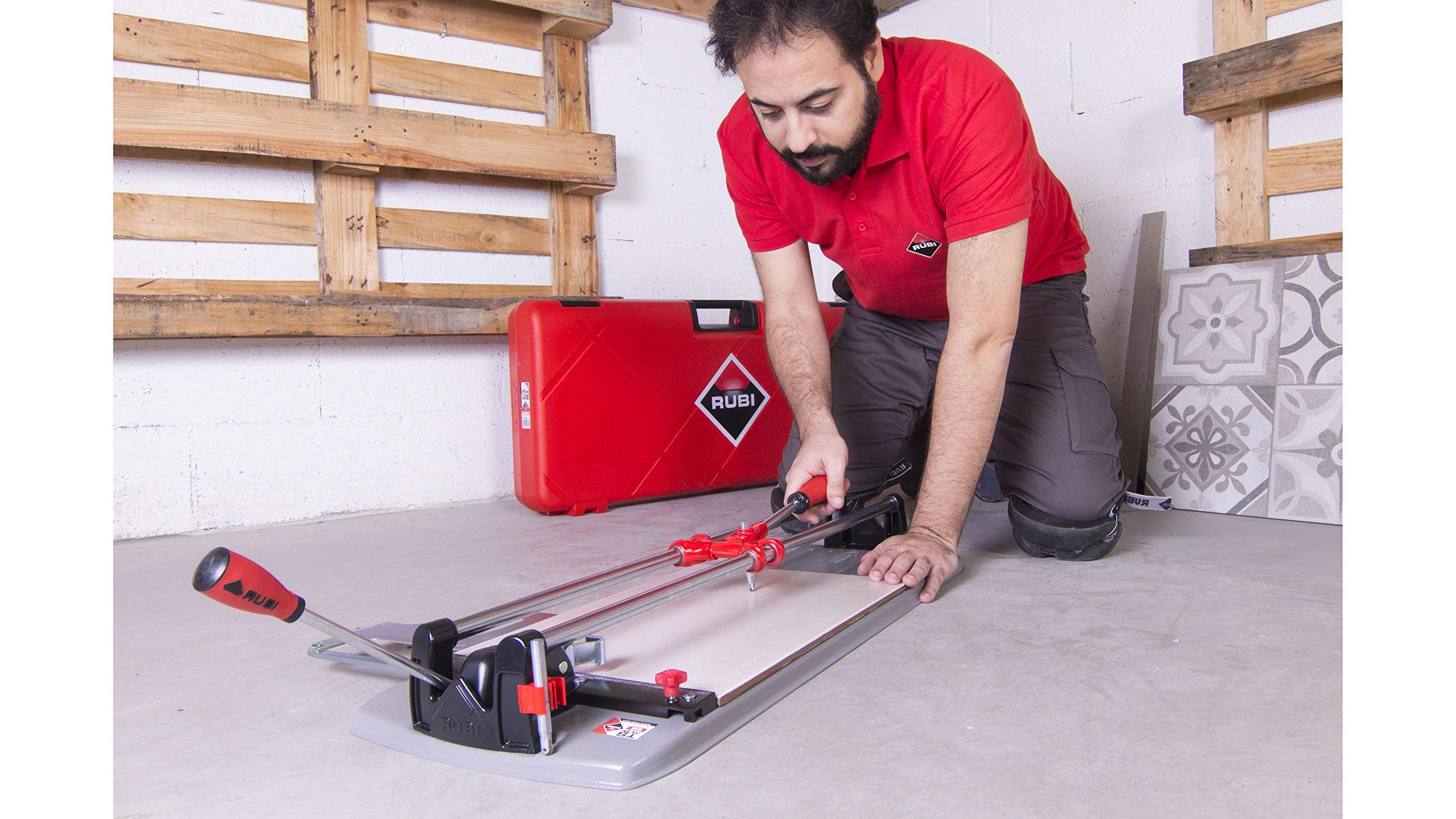 Professional RUBI TS-43 MAX Manual Tile Cutter - 16 15/16