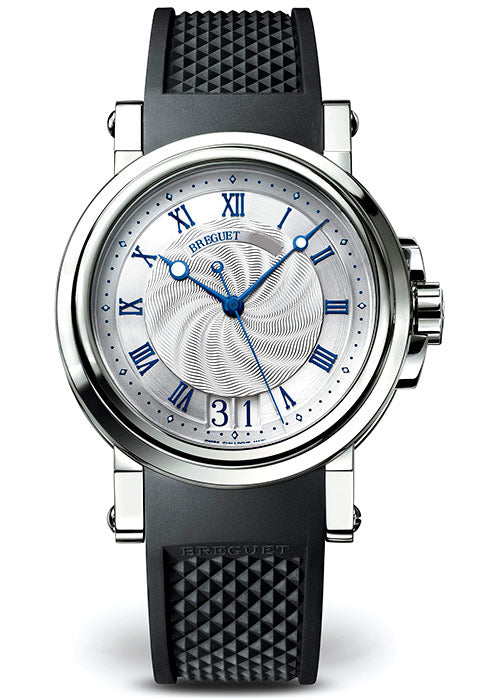 Breguet Marine Automatic Big Date Stainless Steel Men's Watch - Luxury Diver Watch for Business, Formal & Casual Wear - Waterproof & Scratch Resistant