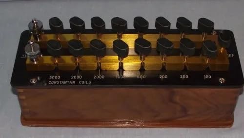 10,000 Ohm Resistance Box Plug Type - High Precision Electrical Testing for Labs & DIY Projects