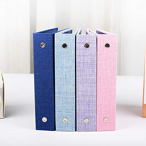 100-Pocket Mini Photo Album for Fujifilm Instax Mini & Kodak Zink Photos (64x90mm) - Compact Storage for Instant Prints, Polaroid Pictures, Travel Memories - Perfect for Scrapbooking, Wedding, Baby Keepsakes (Blue)