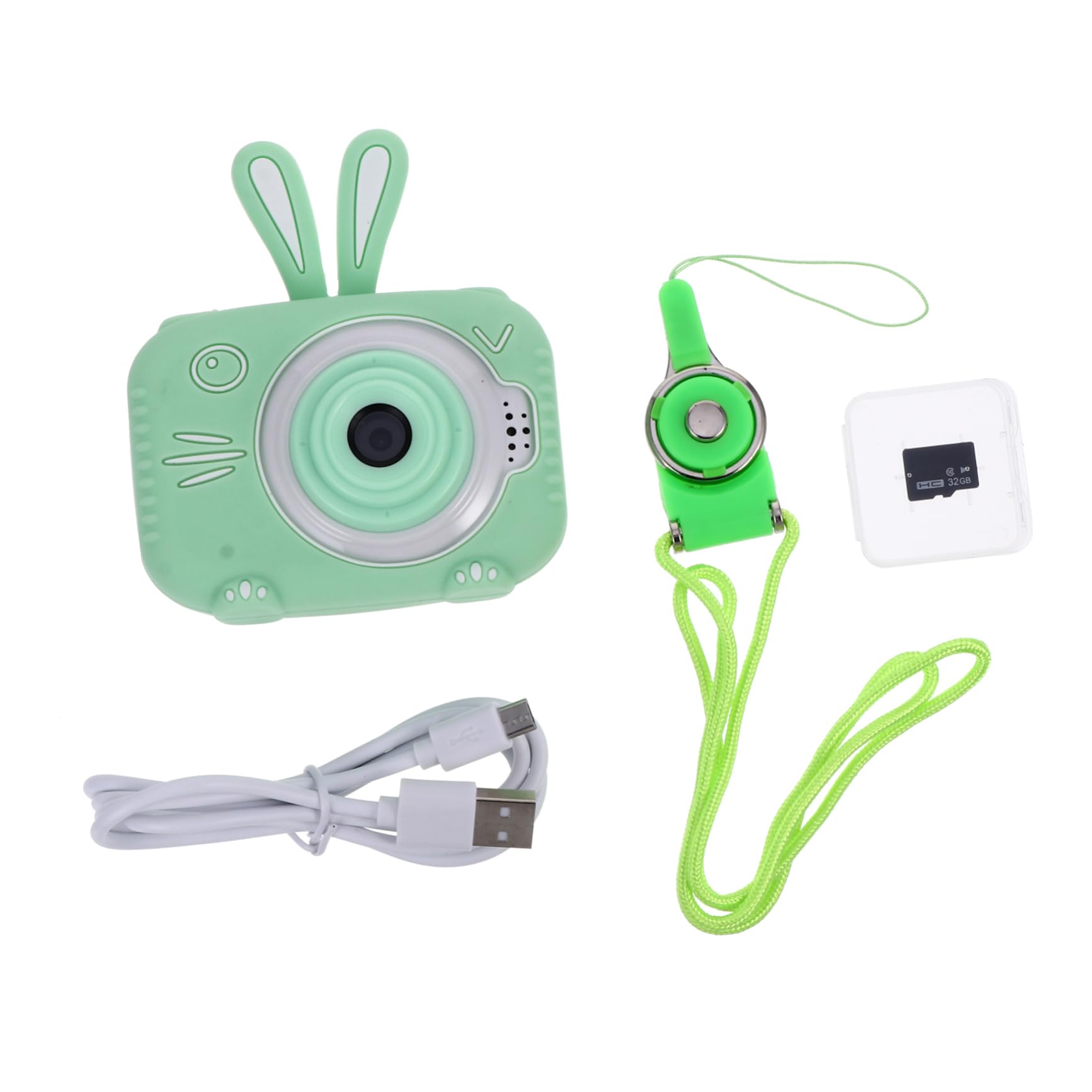 **iBasenice Kids Digital Camera - 2 Pack Cartoon Child Camcorder Toy with Mini Silicone Case, Birthday Gift for Toddlers & Children (Perfect for Travel, Parties & Learning Photography)**