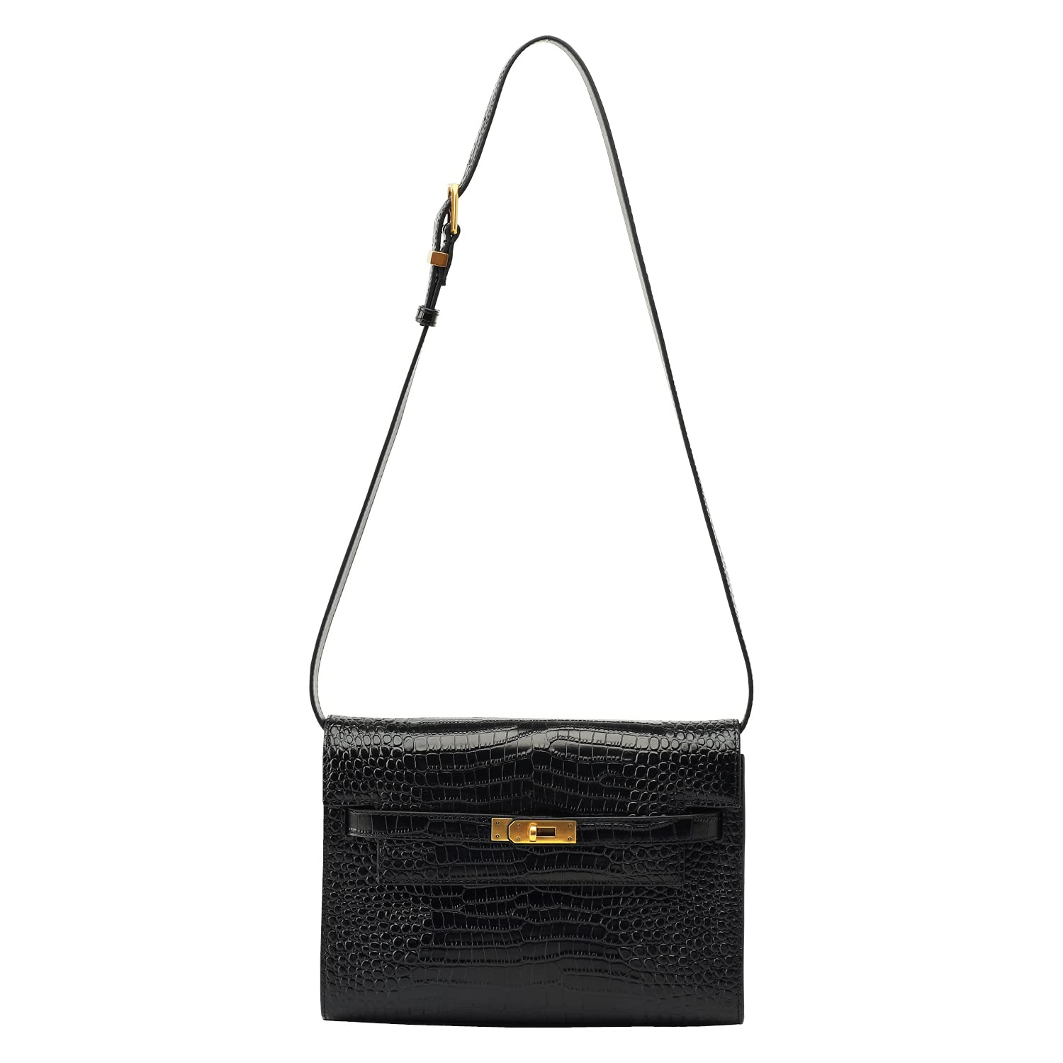 C.Paravano Women's Leather Shoulder Bag - Stylish Tote Purse for Work, Travel & Everyday Use | Durable Handbag for Women
