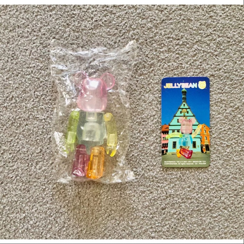 Bearbrick Series 22 JELLYBEAN Iridescent 100% Collectible Figure - Limited Edition Vinyl Art Toy for Display & Gifting - Perfect for Anime Fans, Collectors, and Home Decor