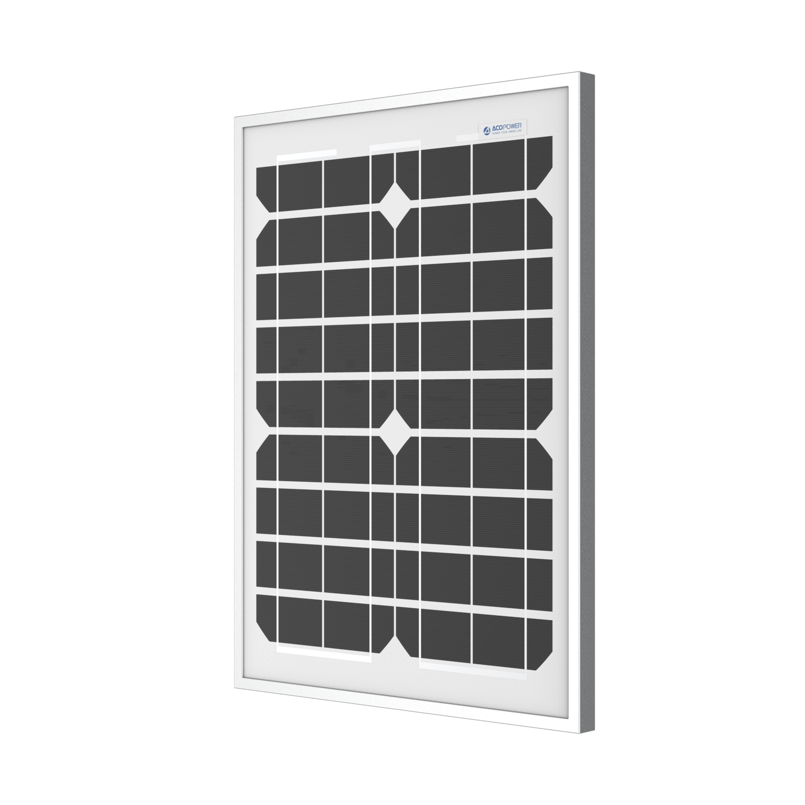 ACOPower 20W Monocrystalline Solar Panel for 12V Battery Charging - Portable Off-Grid Power for RV, Boat, Camping & Emergency Use