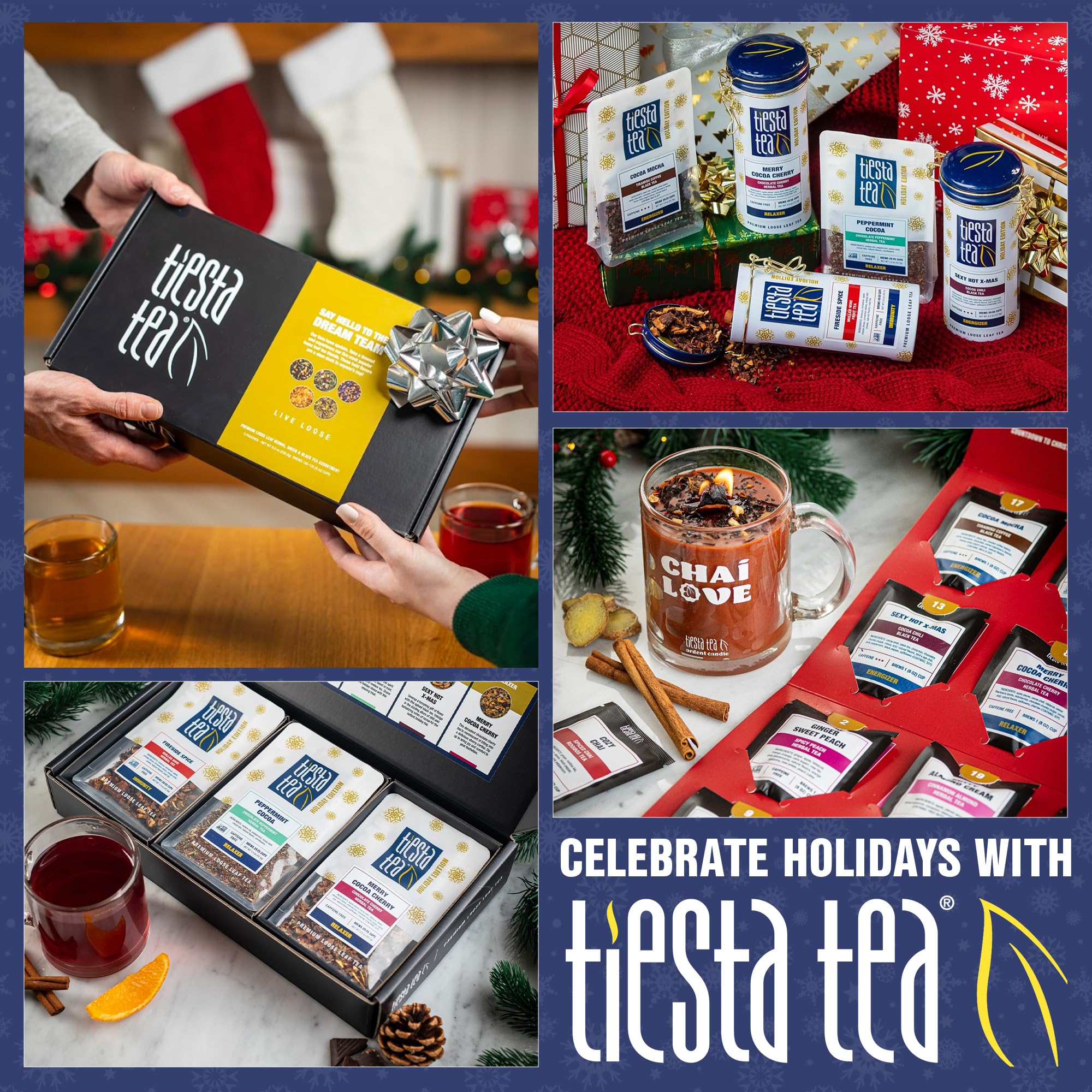 Tiesta Tea - Citrus Sunburst Loose Leaf Herbal Tea | Tropical Citrus Flavor | Caffeine-Free Fruit Blend | Hot or Iced Tea | 50 Cups per Tin | 5.5oz Refillable Tin | Perfect for Relaxation, Afternoon Refreshment & Gift Giving