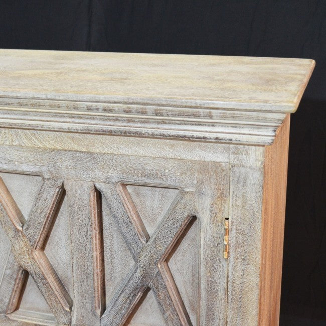 French Style Solid Wood Sideboard - Elegant Buffet Cabinet for Dining Room, Living Room & Entryway Storage