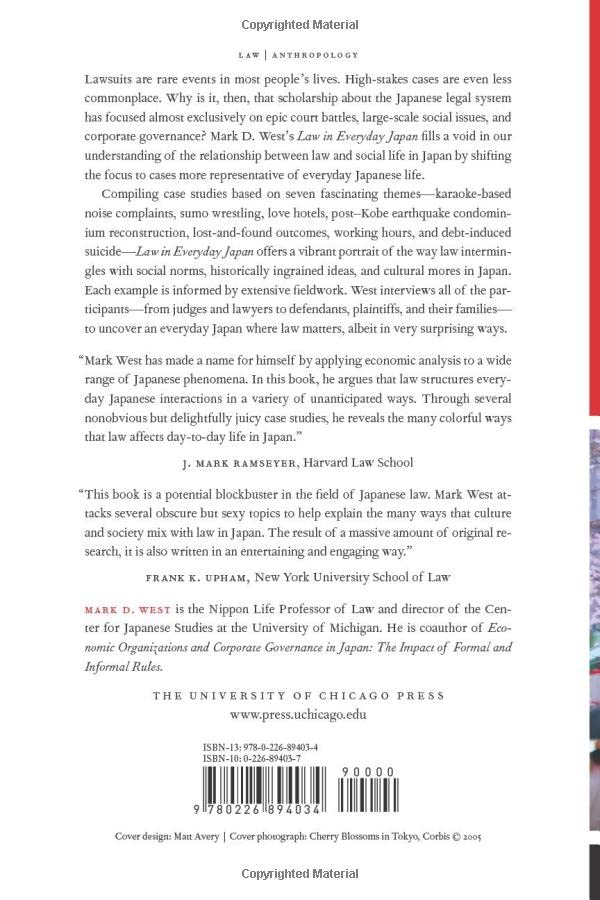 Law in Everyday Japan: Exploring Sex, Sumo, Suicide, and Statutes - Understanding Japanese Legal Culture for Travelers, Students & Business Professionals